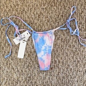 Frankies Bikinis Tasha Bottom Funfetti S NWT